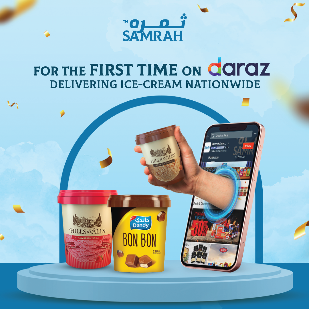 HOS ice cream range now available for delivery on Daraz Teleco Alert